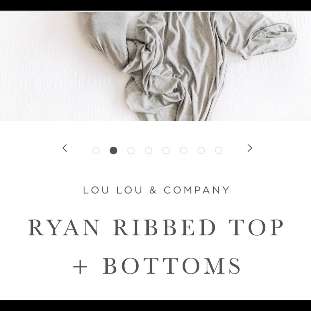Lou Lou & Company Ryan Ribbed Top and Bottom Set